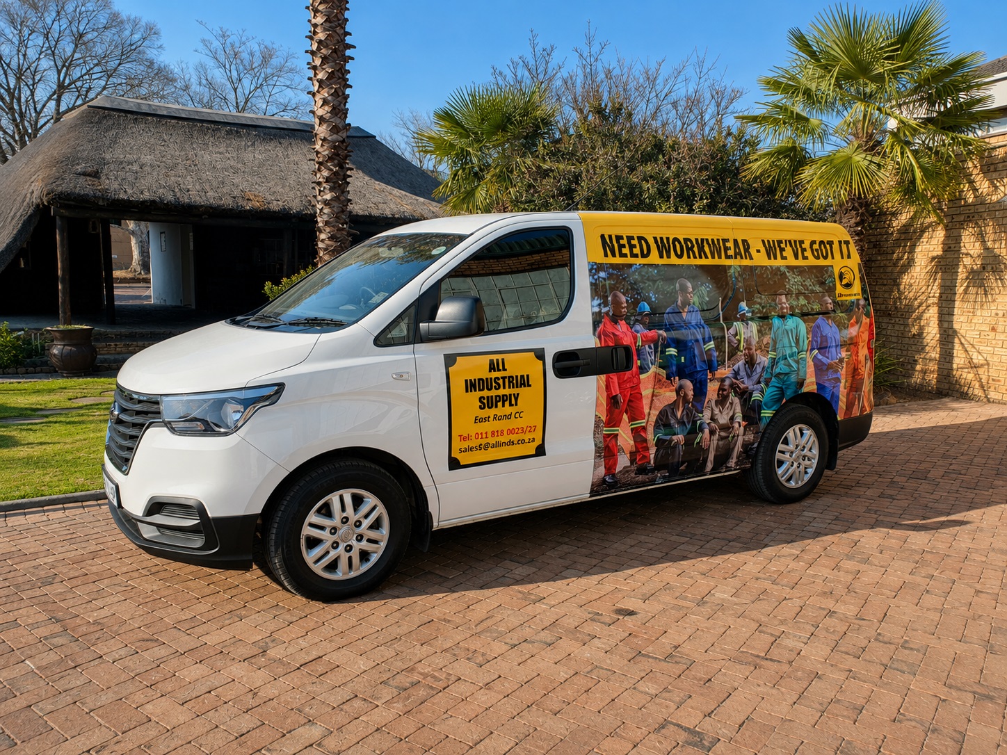 All Industrial Supply vehicle with professional commercial branding.