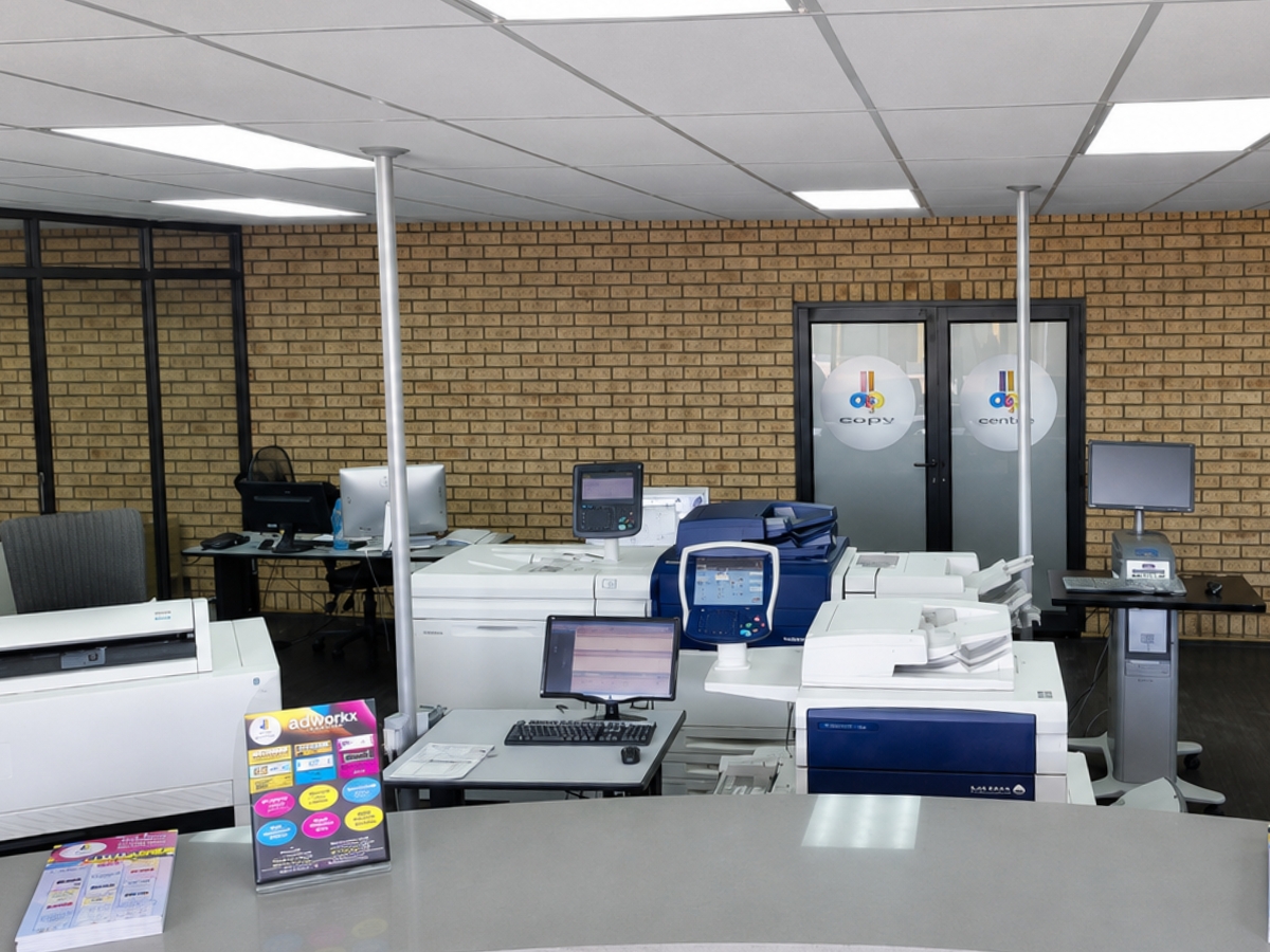 Dynamic Signs & Print copy centre with digital printing and document production equipment